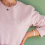 Personalised Embroidered Varsity Sweatshirt, thumbnail 1 of 10