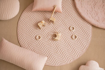 Cotton Floor Mat In Bloom Pink, 3 of 3
