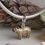 Enamelled Sterling Silver Capybara Charm, thumbnail 4 of 6