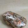 Grey Floral Oval Clutch Bag, thumbnail 12 of 12