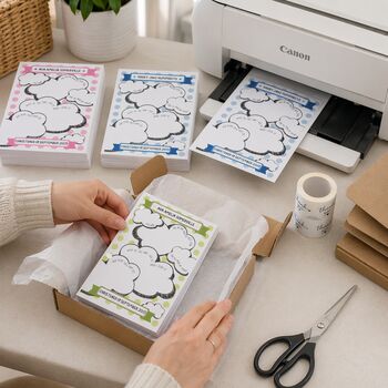 Personalised Christening Guest Book Card, 4 of 5