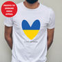 I Stand With Ukraine Organic Cotton T Shirt, thumbnail 5 of 5