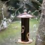 Copper And Black Metal Bird Feeder, thumbnail 3 of 4