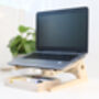 F.S.C Birch Ply Laptop Stand, thumbnail 2 of 6