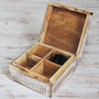 Hand Carved Wooden Leaf Design Box, thumbnail 4 of 7