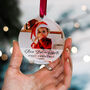 Personalised Baby's First Christmas Photo Bauble 2022, thumbnail 9 of 10