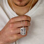 'Protectus' Dog Tag Saint Christopher Necklace, thumbnail 2 of 12