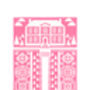 Manor Garden Screen Print Available In More Colours, thumbnail 4 of 7