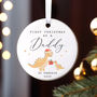 Personalised First Christmas As Mummy Daddy Ceramic Ornament – New Parents Keepsake Bauble, thumbnail 9 of 11