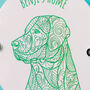 Personalised Labrador Wall Plaque, thumbnail 3 of 4