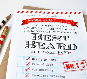 Best Beard Card, 3 of 4