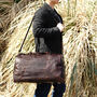 Large Genuine Leather Holdall, thumbnail 9 of 12