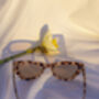Modern Tortoise Shell Triangular Cut Block Sunglasses, thumbnail 7 of 7