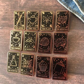 Tarot Card Enamel Pin Selection, 4 of 11