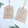 Baby's First Christmas Personalised Tags String Ties, thumbnail 2 of 2
