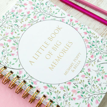 Personalised 'A Little Book Of Big Memories' Notebook, 2 of 5