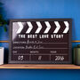 Personalised Couples 'Love Story' Hollywood Metal Sign, thumbnail 3 of 5