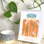 Pickles Desk Calendar 2026 Food Illustrations, thumbnail 1 of 5