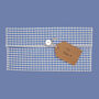 Reusable Organic Gingham Eco Envelope Tall | Sky Blue, thumbnail 2 of 5