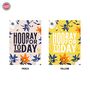 'Hooray For Today' Positive Typography Print, thumbnail 4 of 5