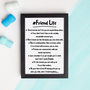 Hashtag Friend Life Print Quotes About Friends, thumbnail 2 of 2