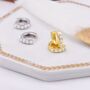 Sterling Silver Pearl Huggie Hoop Earrings, thumbnail 1 of 11