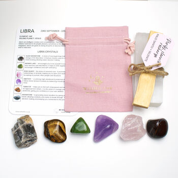 Libra Zodiac Crystals Gift Set, 5 of 5