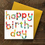 Glossy Happy Birthday Card, thumbnail 5 of 5