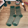 Mens Wool Socks Chevron Check Groomsmen Socks, thumbnail 7 of 9