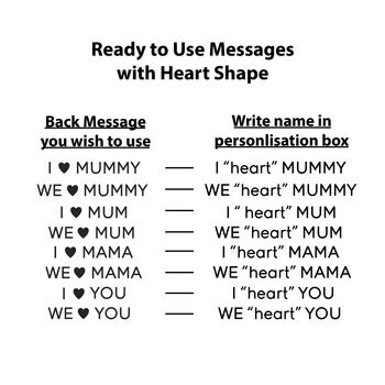 Personalised Mummy Heart Photo Keyring, 4 of 4