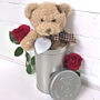 Personalised Valentine Teddy In A Tin, thumbnail 1 of 5