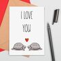 I Love You Tortoise Card, thumbnail 1 of 2