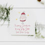 Merry Christmas Big Sister Personalised Card C, thumbnail 1 of 2