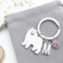 Pomeranian Personalised Keyring Dog Owner Gift, thumbnail 7 of 9