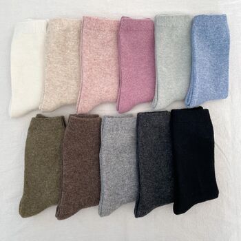 Cashmere Wool Socks, 7 of 7