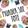 Murder She Tote Angela Lansbury Tote Bag, thumbnail 5 of 5