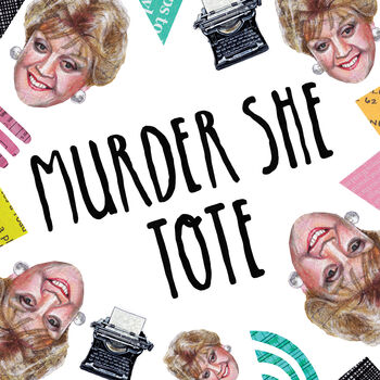Murder She Tote Angela Lansbury Tote Bag, 5 of 5