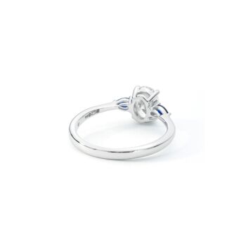 The Rebecca Lab Grown Diamond And Created Sapphire Ring, 6 of 7