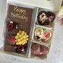Happy Birthday Chocolate Bear, Personalised Tulips Gift, thumbnail 3 of 9