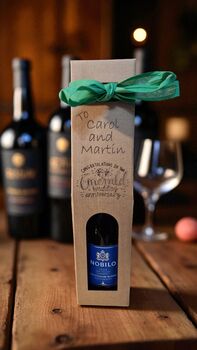 Personalised Wine Gift Box With Optional Bottle Sticker, 2 of 9