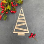 Personalised 3mm Birch Christmas Tree Decoration, thumbnail 2 of 3