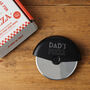 Black Pizza Cutter 'Dad's Pizza' In Gift Box, thumbnail 1 of 2