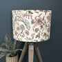 Whinfell Blush Pink Floral Drum Lampshades, thumbnail 1 of 9