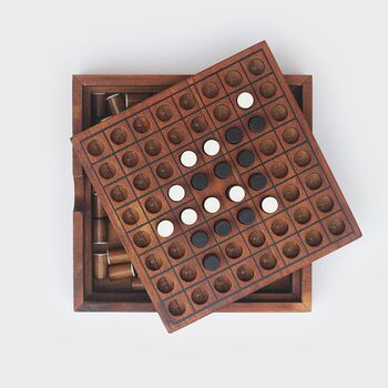 Reversi Wooden Board Game, 3 of 4