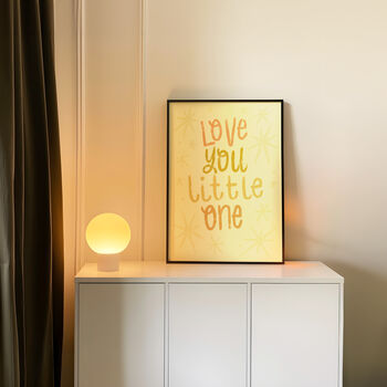 Love You Little One Print, Nursery Print, Kids Bedroom, 6 of 12