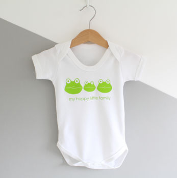 Frog Family Baby Grow, 3 of 4