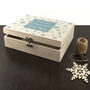 Personalised Ice Blue Snowflake Christmas Eve Box, thumbnail 5 of 6