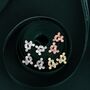 Hydrangea Blossom Cluster Stud Earrings, thumbnail 1 of 12