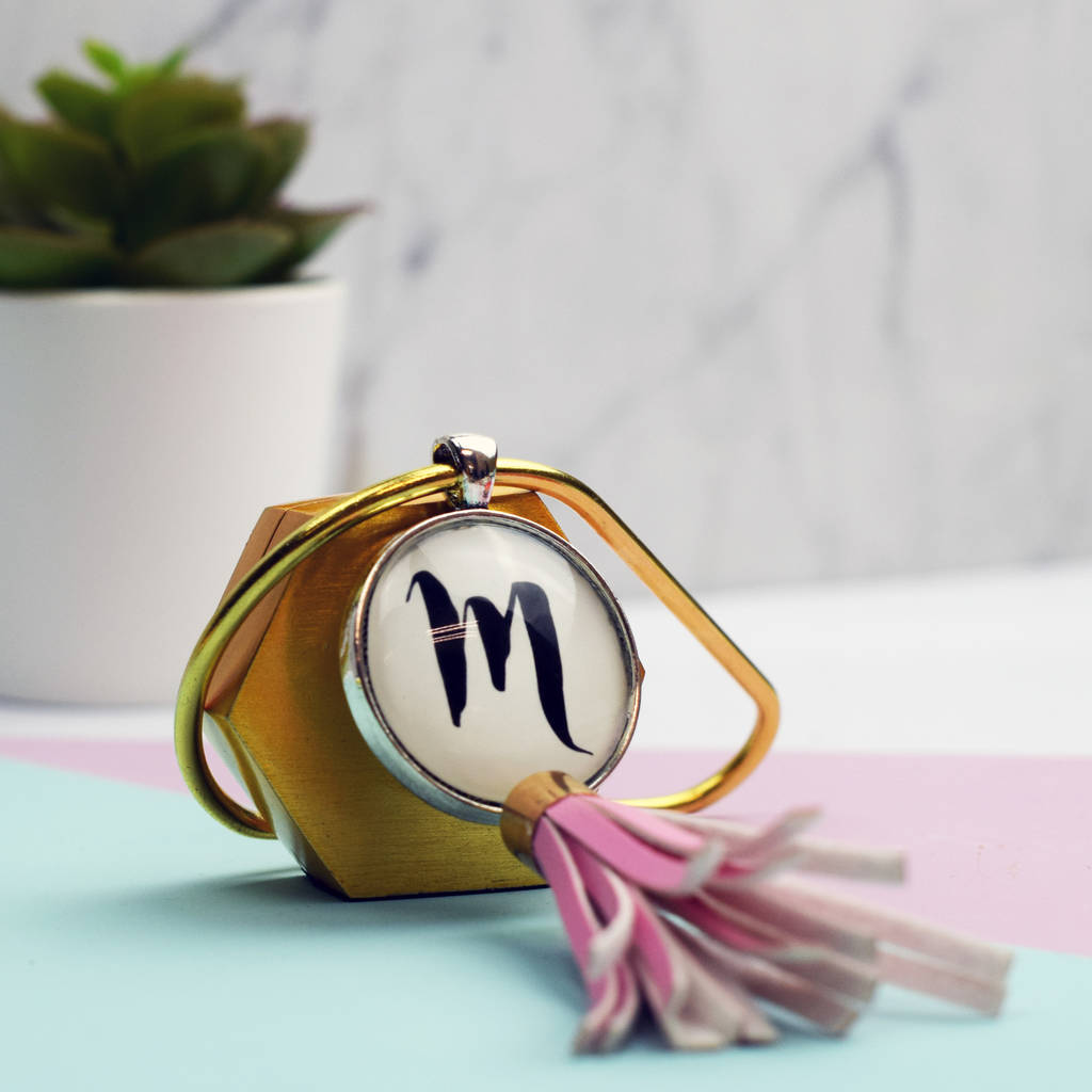 initial bag charm/ keyring by mw studio