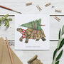 Tortoise Christmas Card, thumbnail 2 of 4